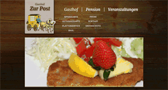 Desktop Screenshot of gasthof-zschaitz.de